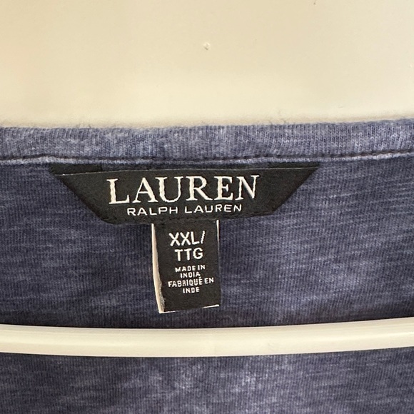 Ralph Lauren Navy Tie-Dye Maxi Dress - Picture 3 of 8